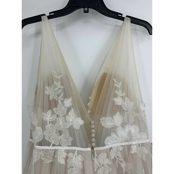 BHLDN Watters The Ricarda Gown Size 8 Tulle Gown - Picture 7 of 12